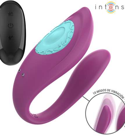INTENSE - ANNIE VIBRATEUR ET STIMULATEUR EN U VIOLET TÉLÉCOMMANDE by INTENSE REMOTE CONTROL