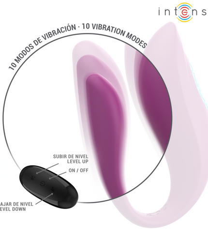 INTENSE - ANNIE VIBRATEUR ET STIMULATEUR EN U VIOLET TÉLÉCOMMANDE by INTENSE REMOTE CONTROL