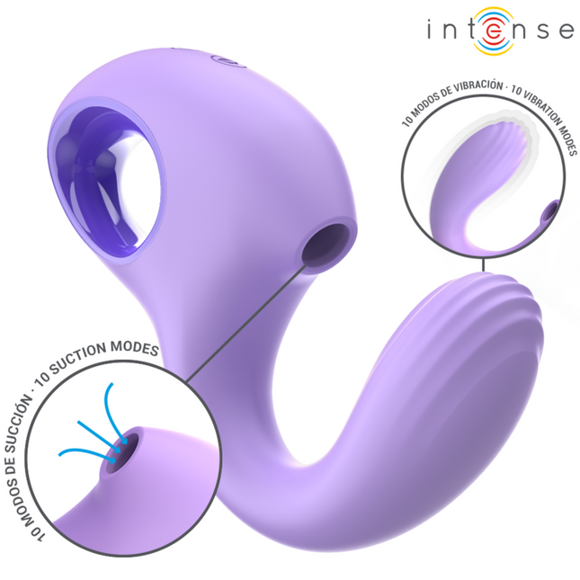 INTENSE - BAXTER VIBRATEUR & STIMULATEUR VIOLET by INTENSE HIGH TECH