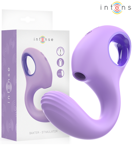 INTENSE - BAXTER VIBRATEUR & STIMULATEUR VIOLET by INTENSE HIGH TECH