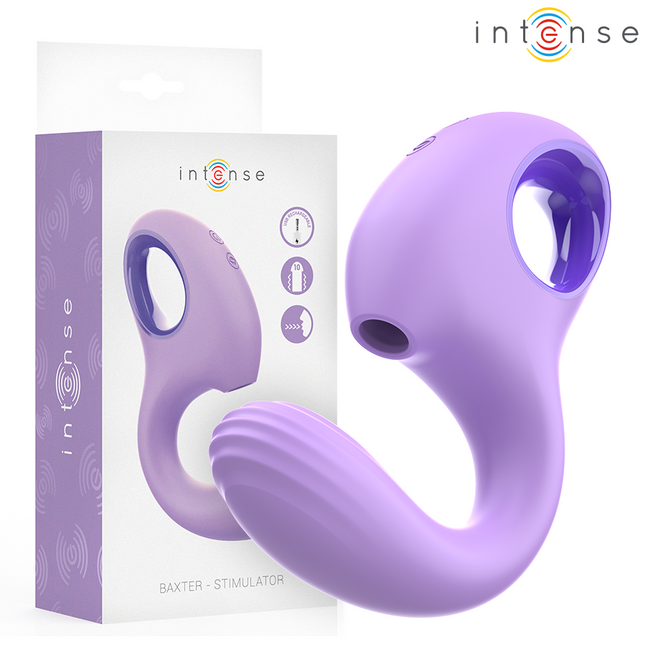 INTENSE - BAXTER VIBRATEUR & STIMULATEUR VIOLET by INTENSE HIGH TECH