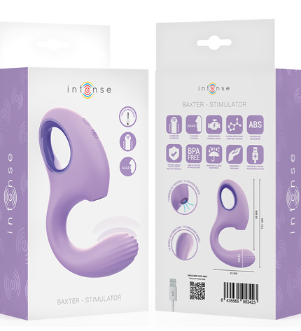 INTENSE - BAXTER VIBRATEUR & STIMULATEUR VIOLET by INTENSE HIGH TECH
