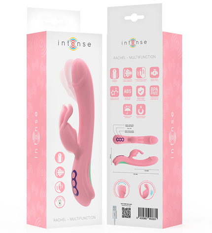 INTENSE - RACHEL VIBRATEUR RABBIT 5 VIBRATIONS ROSE by INTENSE HIGH TECH