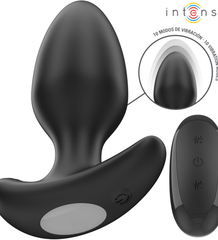 INTENSE - JOEY ANAL PLUG 10 VIBRATIONS NOIR TÉLÉCOMMANDE by INTENSE ANAL TOYS