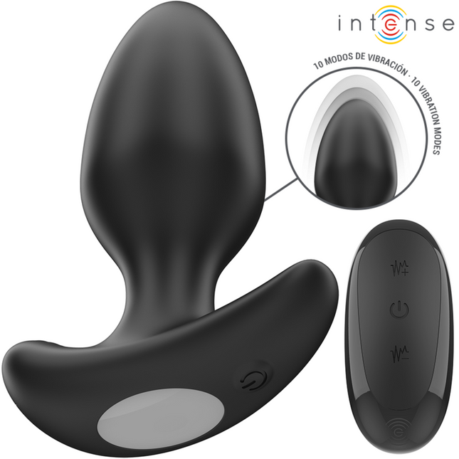 INTENSE - JOEY ANAL PLUG 10 VIBRATIONS NOIR TÉLÉCOMMANDE by INTENSE ANAL TOYS