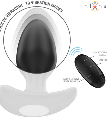 INTENSE - JOEY ANAL PLUG 10 VIBRATIONS NOIR TÉLÉCOMMANDE by INTENSE ANAL TOYS