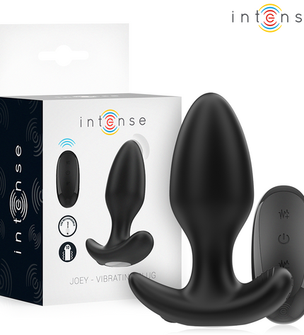 INTENSE - JOEY ANAL PLUG 10 VIBRATIONS NOIR TÉLÉCOMMANDE by INTENSE ANAL TOYS