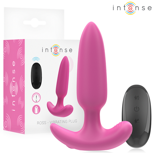 INTENSE - ROSS ANAL PLUG 10 VIBRATIONS ROSE TÉLÉCOMMANDE by INTENSE ANAL TOYS