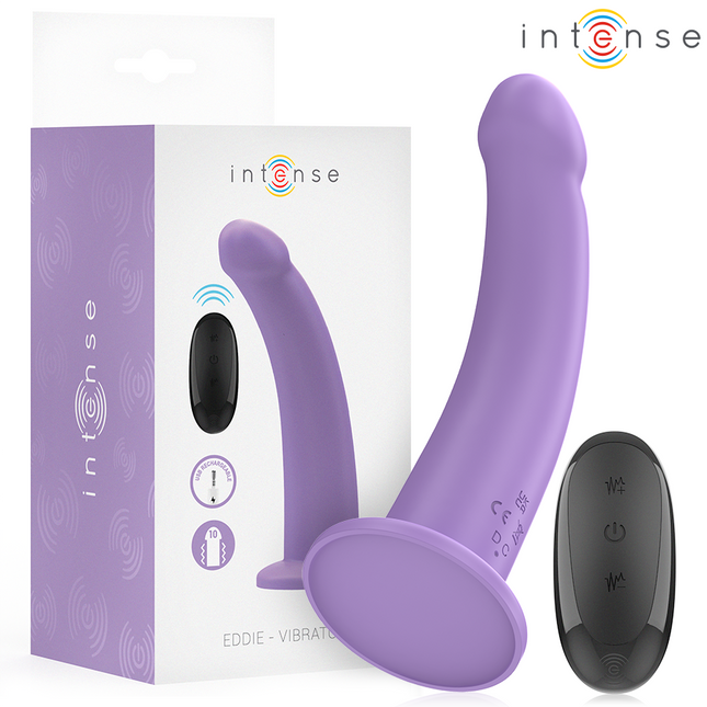 INTENSE - EDDIE VIBRATEUR 17,5 CM 10 VIBRATIONS VIOLET TÉLÉCOMMANDE by INTENSE REMOTE CONTROL