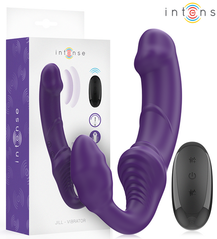 INTENSE - JILL DOUBLE VIBRATEUR 20 CM VIOLET TÉLÉCOMMANDE by INTENSE REMOTE CONTROL