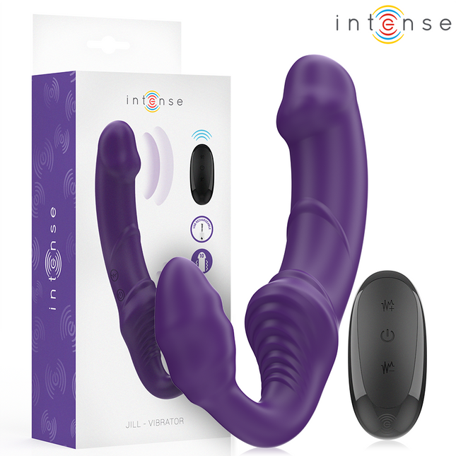 INTENSE - JILL DOUBLE VIBRATEUR 20 CM VIOLET TÉLÉCOMMANDE by INTENSE REMOTE CONTROL