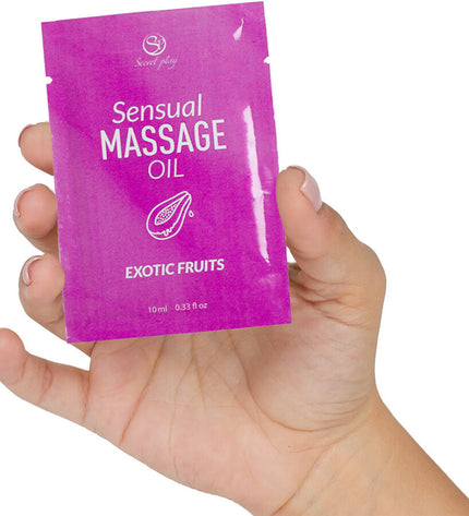 SECRETPLAY - HUILE DE MASSAGE MONODOSE AUX FRUITS EXOTIQUES 10 ML by SECRETPLAY COSMETIC