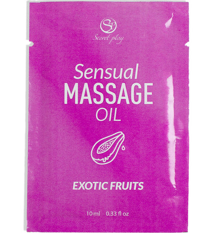 SECRETPLAY - HUILE DE MASSAGE MONODOSE AUX FRUITS EXOTIQUES 10 ML by SECRETPLAY COSMETIC