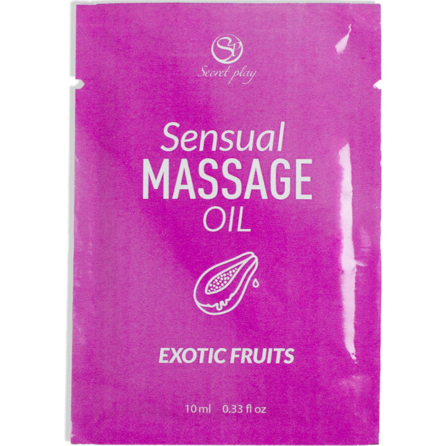 SECRETPLAY - HUILE DE MASSAGE MONODOSE AUX FRUITS EXOTIQUES 10 ML by SECRETPLAY COSMETIC