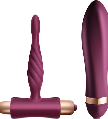 CLIMAXIMUM - DARE KIT VIBRATEUR TWISTED + PLUG ANAL DÉBUTANT by CLIMAXIMUM