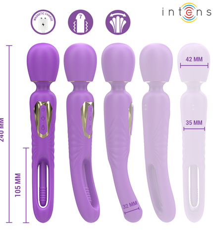 INTENSE - BAGUETTE VIBRANTE CHRISTY AVEC LANGUE QUI TOURNE by INTENSE HIGH TECH