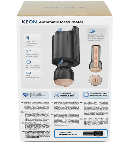 KIIROO - KEON WIFI COMBO MASTURBATEUR AUTOMATIQUE + FEEL STROKER by KIIROO