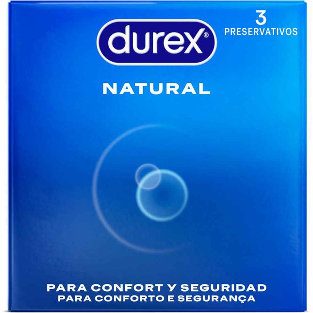 DUREX - PRÉSERVATIFS NATURELS 3 UNITÉS