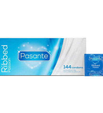 PASANTE - PRÉSERVATIFS PASSION CÔTELÉS BOÎTE 144 UNITÉS by PASANTE