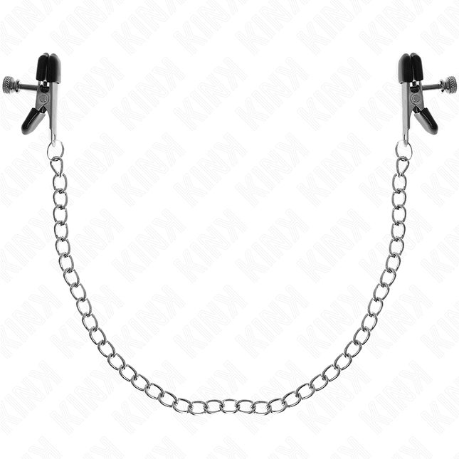 KINK - PINCES À TAMELON CHAÎNE PLATE ARGENT 34 CM by KINK NIPPLE GRIP