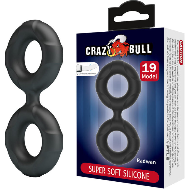 CRAZY BULL - RADWAN DOUBLE BAGUE EN SILICONE MODÈLE 19 by CRAZY BULL