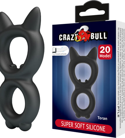 CRAZY BULL - BAGUE DOUBLE EN SILICONE TORAN MODÈLE 20 by CRAZY BULL