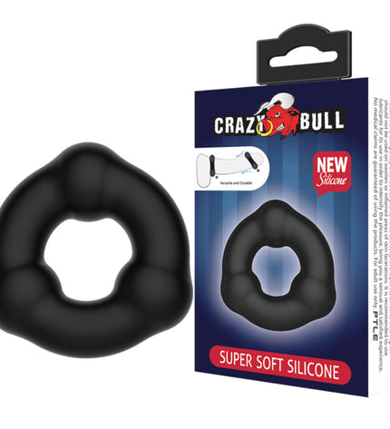CRAZY BULL - BAGUE EN SILICONE ULTRA DOUX AVEC NODULES - Concombre Boutique