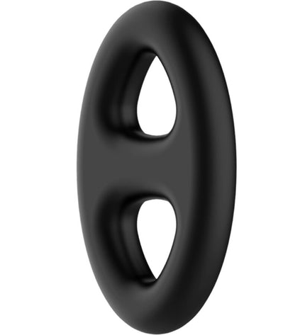 CRAZY BULL - BAGUE EN SILICONE DOUBLE OVALE - Concombre Boutique