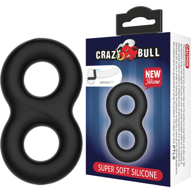 CRAZY BULL - BAGUE EN SILICONE DOUBLE INFINITY - Concombre Boutique