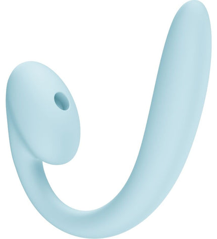 FUN FACTORY - VIBRATEUR À DOUBLE IMPULSION D'AIR CRESCENDO INSERABLE BLEU GLACÉ by FUN FACTORY