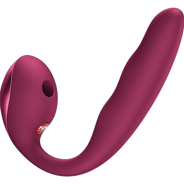 FUN FACTORY - ALLEGRO VIBRATEUR À DOUBLE IMPULSION D'AIR INSERABLE ROUGE VIN by FUN FACTORY