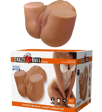 CRAZY BULL - WENDY VIBRATEUR ET SUÇON FÉMININ RÉALISTE AVEC SON 11 KG by CRAZY BULL
