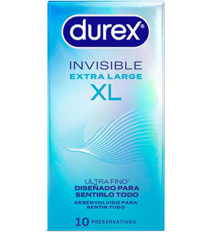DUREX - PRÉSERVATIFS INVISIBLES XL 10 UNITÉS by DUREX CONDOMS