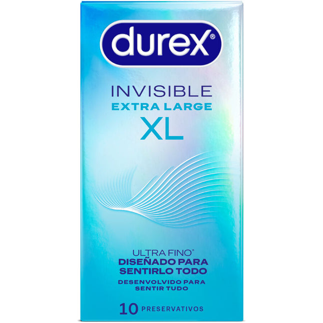 DUREX - PRÉSERVATIFS INVISIBLES XL 10 UNITÉS by DUREX CONDOMS