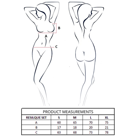 PASSION - ENSEMBLE SOUTIEN-GORGE + STRING RESILQUE NOIR L/XL by PASSION WOMAN SETS