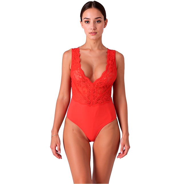 PASSION - BODY EVALIE ROUGE L/XL by PASSION WOMAN TEDDIES