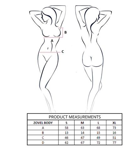 PASSION - BODY ZOVEL GRIS CLAIR L/XL by PASSION WOMAN TEDDIES