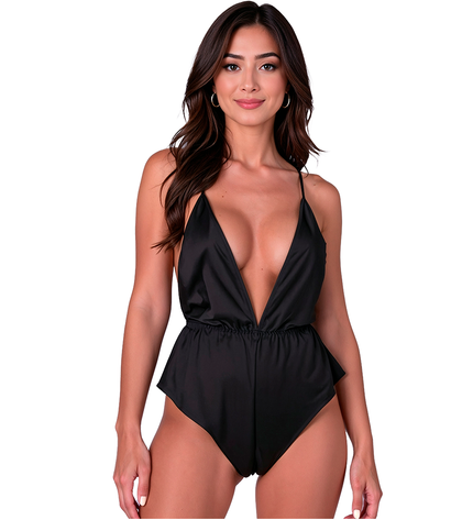 PASSION - SENSIE BODY NOIR L/XL by PASSION WOMAN TEDDIES