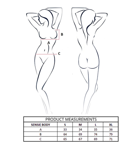 PASSION - SENSIE BODY CORAIL L/XL by PASSION WOMAN TEDDIES
