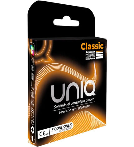 UNIQ - CLASSIC PRÉSERVATIFS SANS LATEX 3 UNITÉS by UNIQ