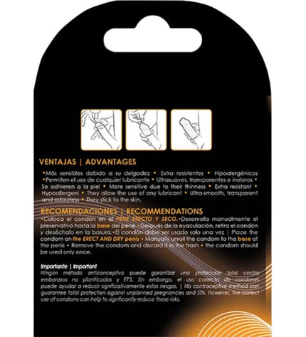 UNIQ - CLASSIC PRÉSERVATIFS SANS LATEX 3 UNITÉS by UNIQ