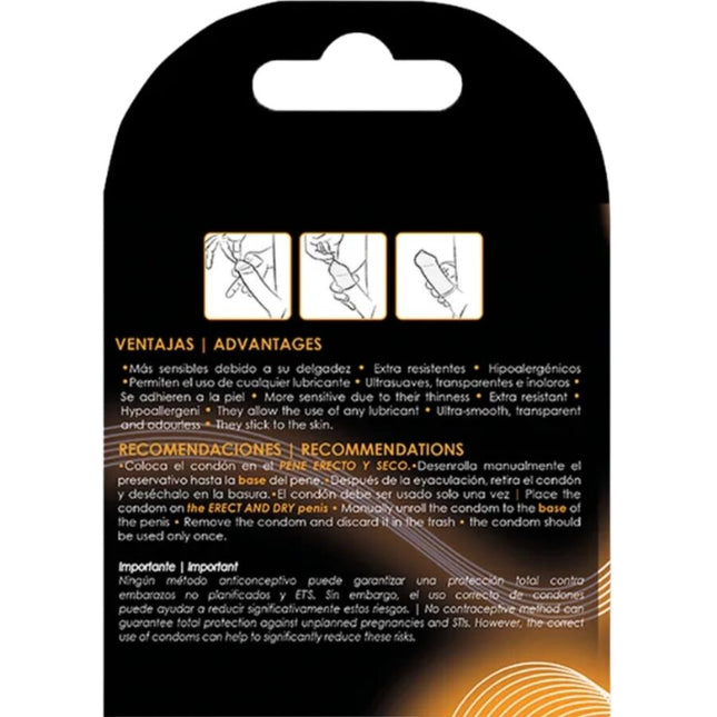 UNIQ - CLASSIC PRÉSERVATIFS SANS LATEX 3 UNITÉS by UNIQ