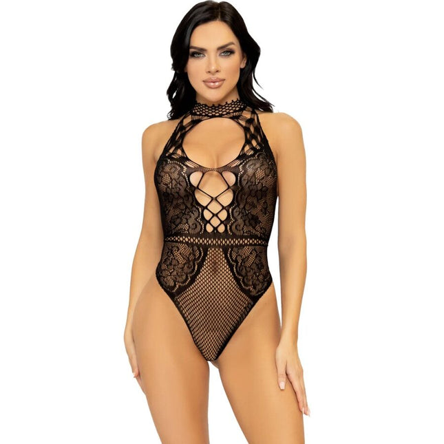 LEG AVENUE - BODY GILET EN RÉSILLE ET DENTELLE TAILLE UNIQUE by LEG AVENUE BODYSTOCKINGS