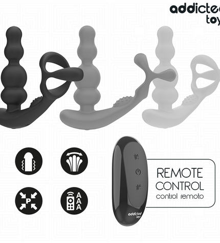 ADDICTED TOYS - MASSEUR DE PROSTATE ROTATIF À TÉLÉCOMMANDE by ADDICTED TOYS
