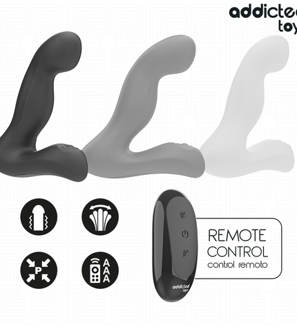 ADDICTED TOYS - MASSEUR DE PROSTATE OSCILLANT AVEC MODE PULSATION ET TÉLÉCOMMANDE by ADDICTED TOYS