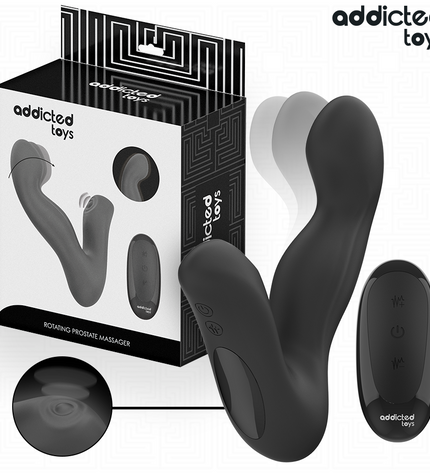 ADDICTED TOYS - MASSEUR DE PROSTATE OSCILLANT AVEC MODE PULSATION ET TÉLÉCOMMANDE by ADDICTED TOYS