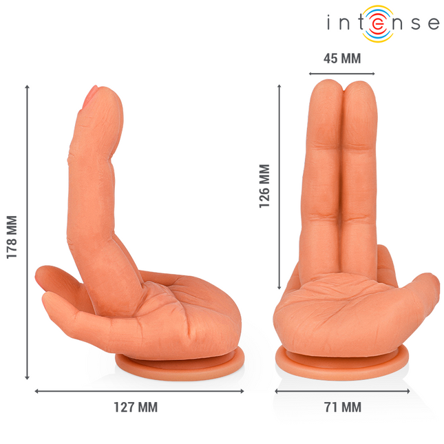 INTENSE - LEELA STIMULATEUR POINT G MAIN FLEXIBLE 12,6 CM by INTENSE FUN TOYS