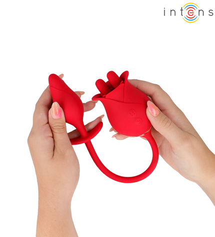 INTENSE - MELANIE DOUBLE STIMULATEUR DE CLITORIS AVEC LANGUE EN ZIGZAG by INTENSE HIGH TECH