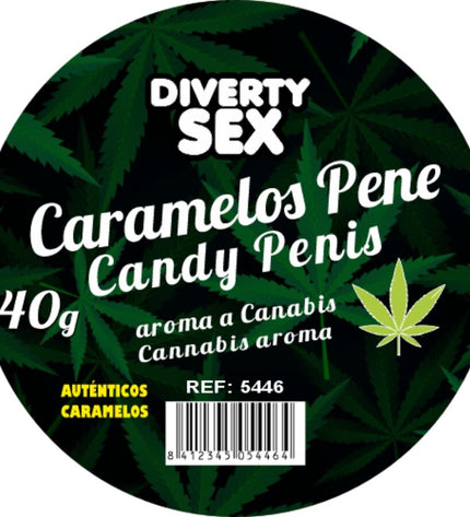 DIABLO GOLOSO - 20 BONBONS POUR PÉNIS ARÔME CANNABIS by DIABLO GOLOSO