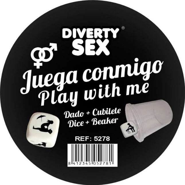 DIABLO PICANTE - DÉ DUR BLANC AVEC POSITIONS ET CUBE by DIABLO PICANTE